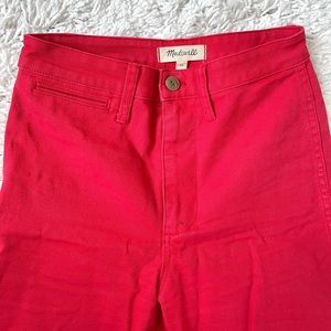 Madewell Emmett Wide-Leg crop pants